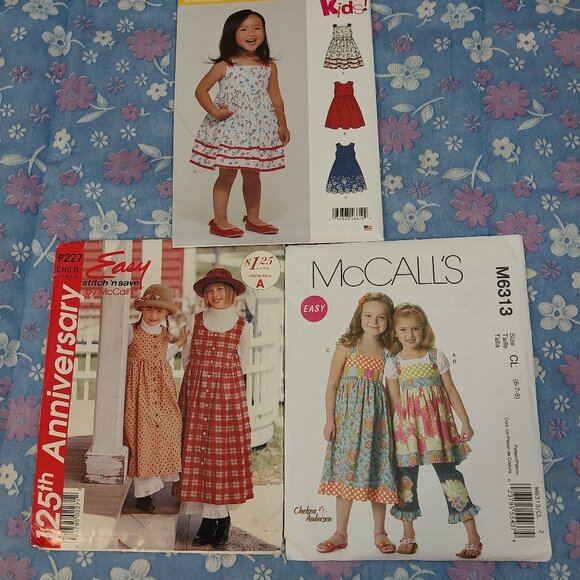 McCalls Other - 3059 Lot of 3 Children's Pattern's Toddler to 6 & 8. All New and Unused.